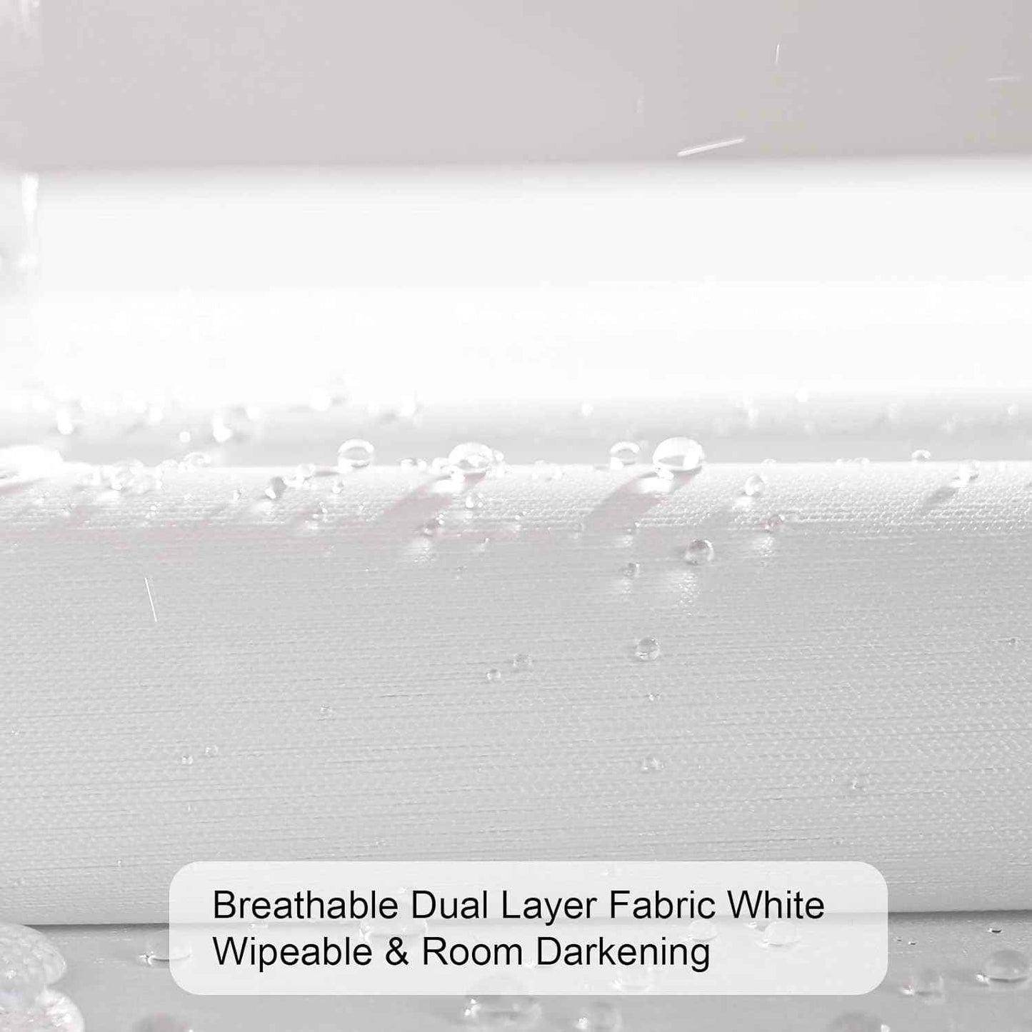 Persilux Cordless Zebra Blinds for Windows (15" W x 64" H, White) Light Filtering Zebra Shades for Indoor Windows, Sheer Shades Thermal Insulated Blinds with Upgraded Cassette, Window Shades for Home