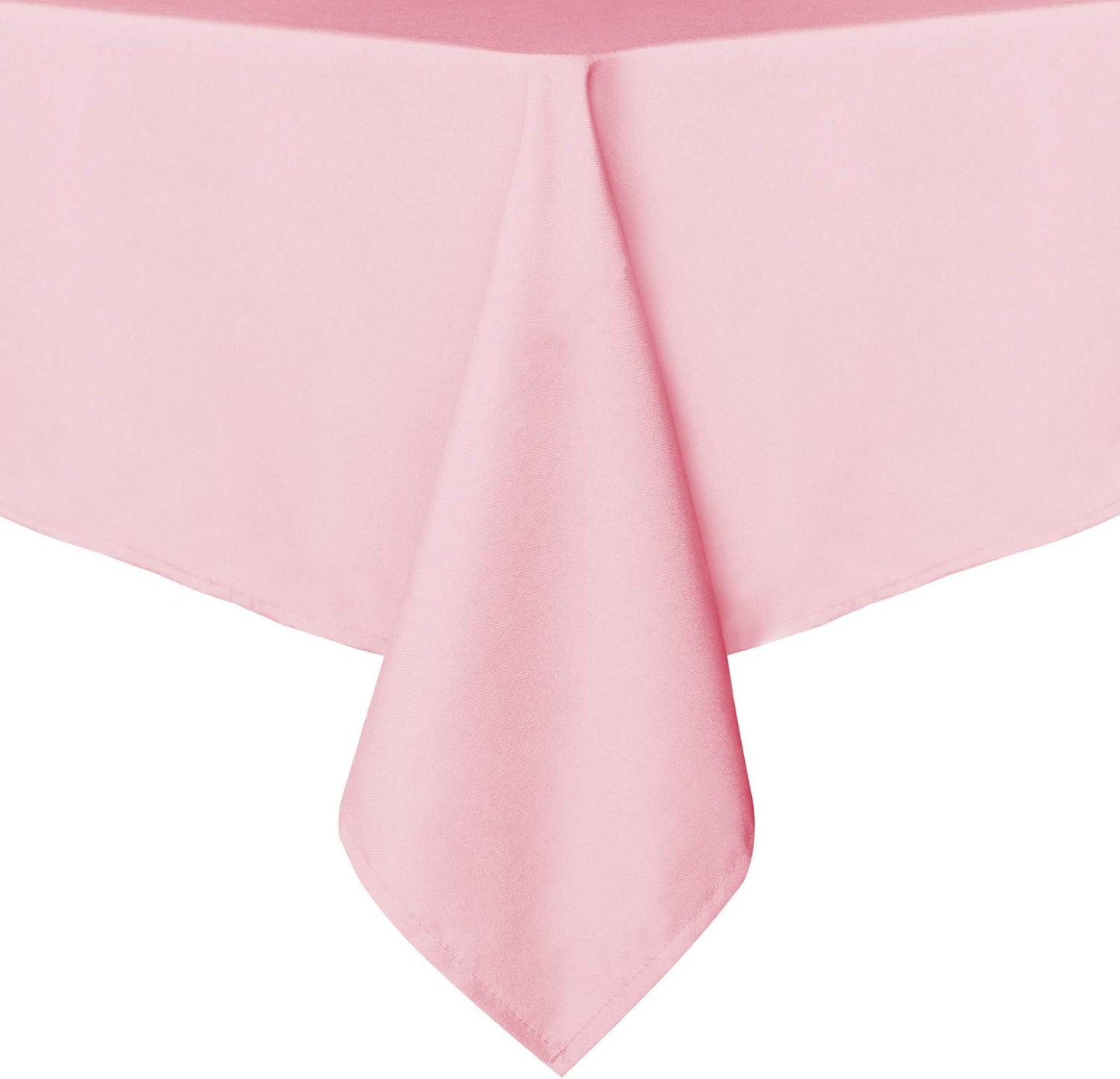 sancua Rectangle Tablecloth - 70 x 108 Inch - Stain and Wrinkle Resistant Washable Polyester Table Cloth, Decorative Fabric Table Cover for Dining Tables, Buffet Parties and Camping, Pink