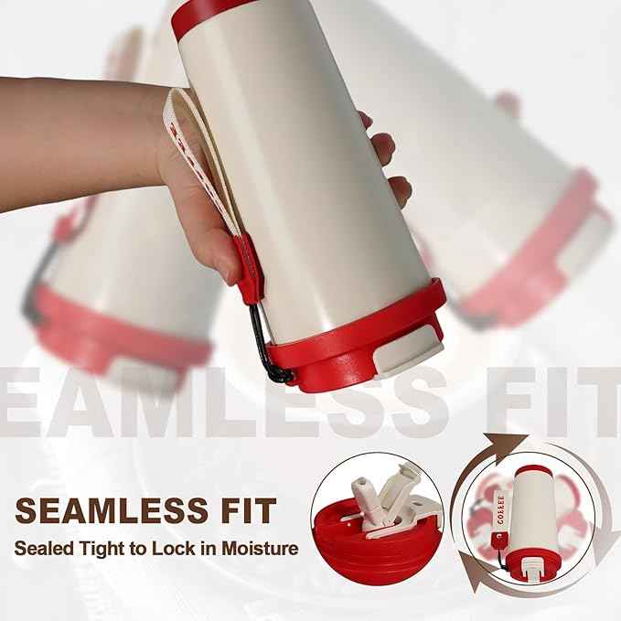 Insulated Coffee Tumbler 17.9oz 530ml Travel Coffee Mug 316 Stainless Steel Dual Drink Openings Leakproof Lid Reusable Insulated Coffee Mug Hot and Cold Ideal Travel Mug for Coffee Lover Daily