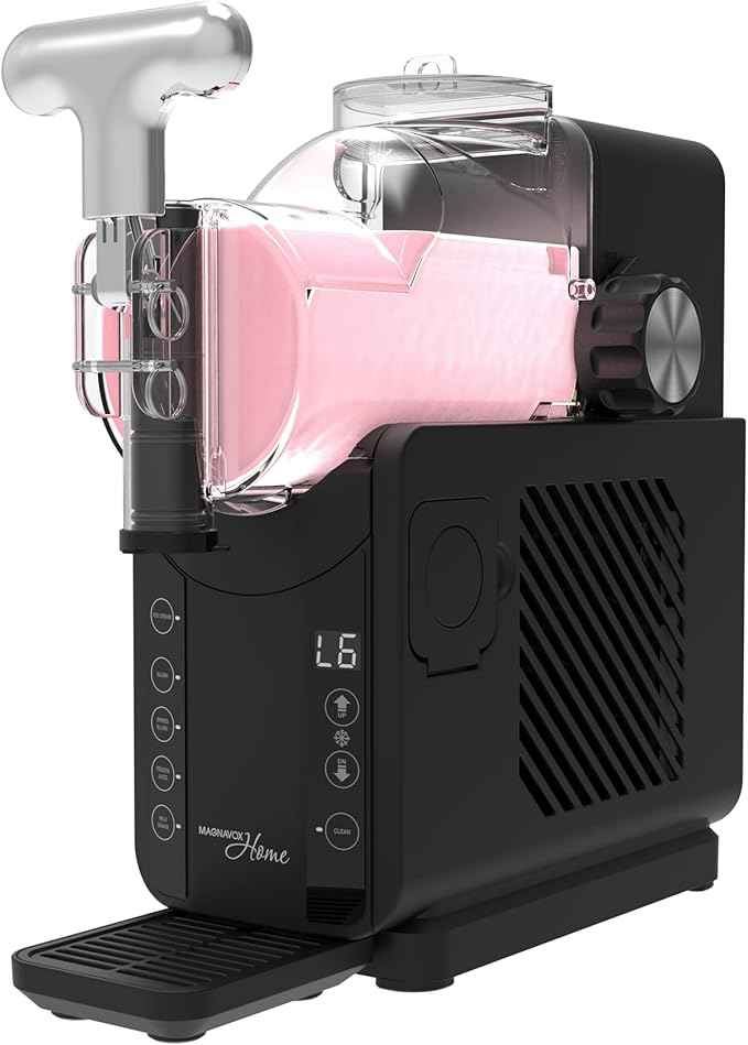 Magnavox Home, Ice Cream & Frozen Slush Drink Maker, Onyx (34OZ IceCream or 57OZ Slush at a Time)
