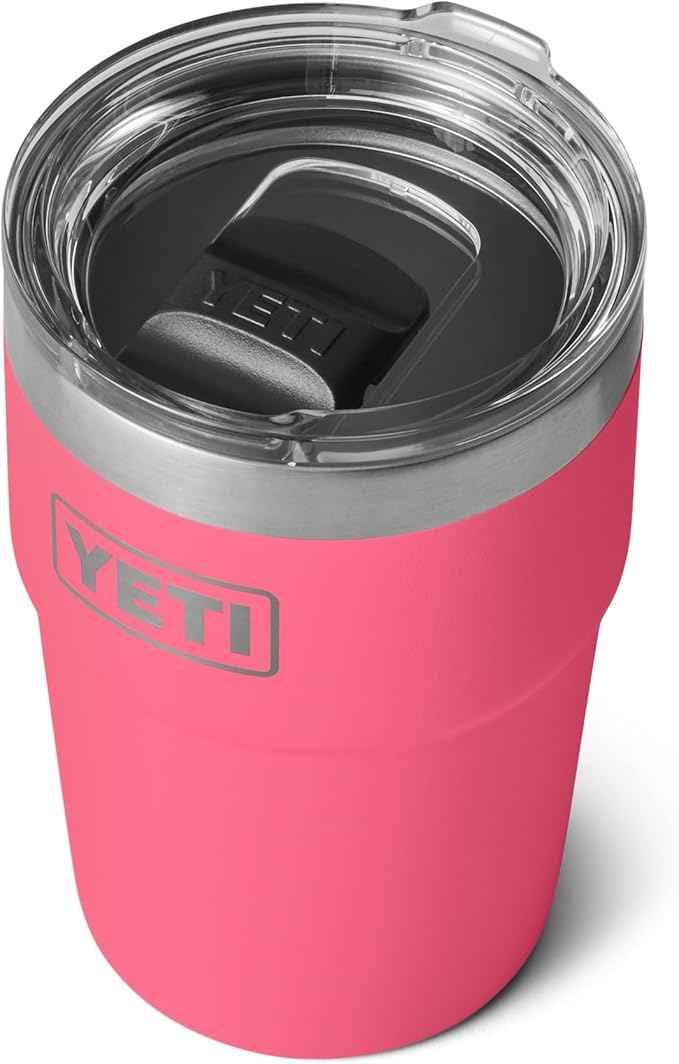 YETI Rambler 16 oz Stackable Tumbler, Vacuum Insulated, Stainless Steel with MagSlider Lid | Stackable, Vacuum Insulated, MagSlider Lid, Stackable, Vacuum Insulated, MagSlider Lid
