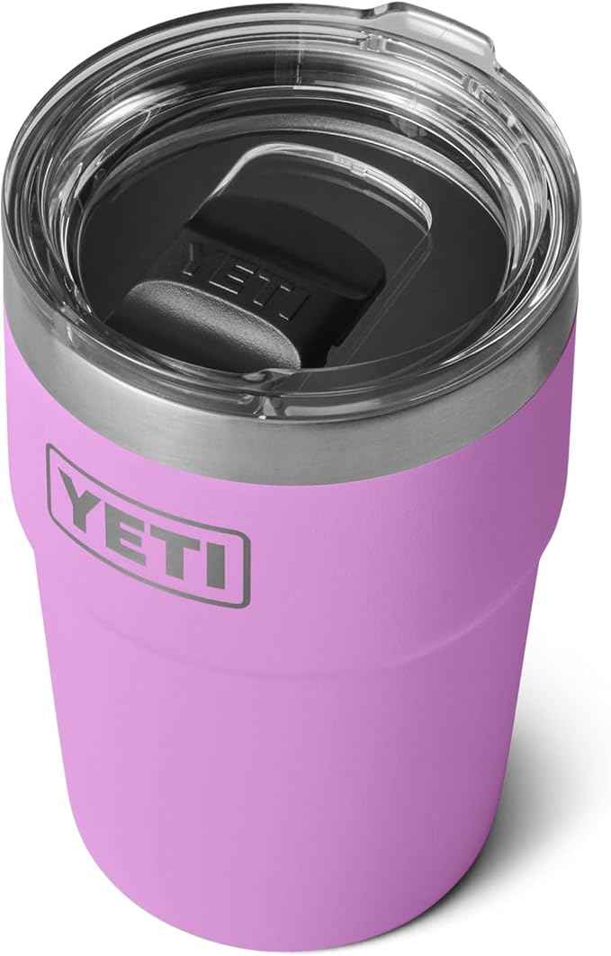YETI Rambler 16 oz Stackable Tumbler, Vacuum Insulated, Stainless Steel with MagSlider Lid | Stackable, Vacuum Insulated, MagSlider Lid, Stackable, Vacuum Insulated, MagSlider Lid
