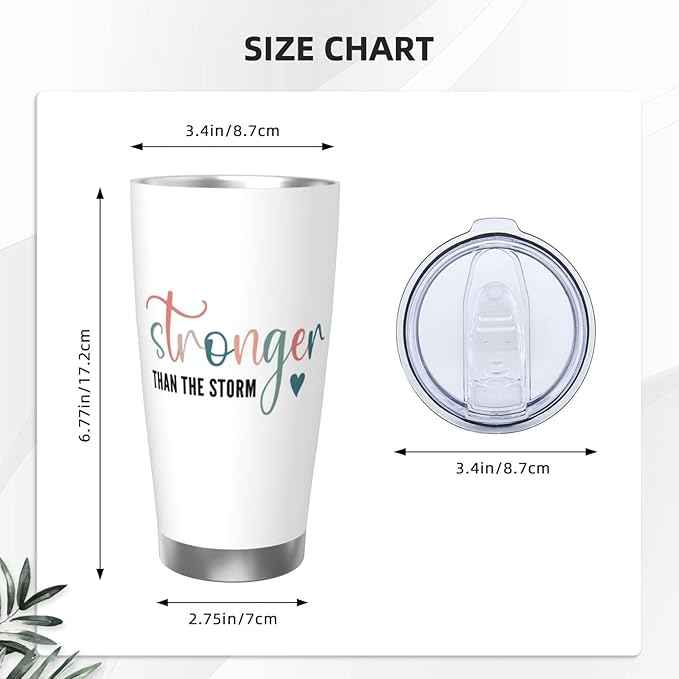 Inspirational Quotes Tumbler, A Positive Gift for Female Friends, Besties, or Colleagues on Christmas,Travel Mug with Double-Walled, 20oz With Lid