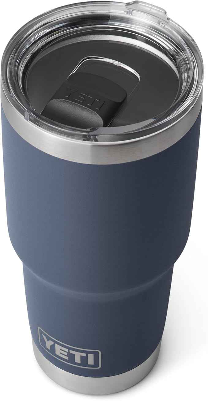 YETI Rambler 30 oz Stainless Steel Vacuum Insulated Tumbler w/MagSlider Lid, Navy