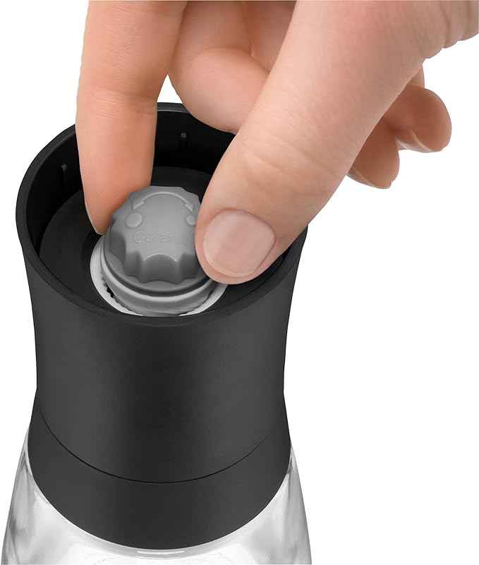 WMF Trend Spice Mill Black Empty with Ceramic Grinder.