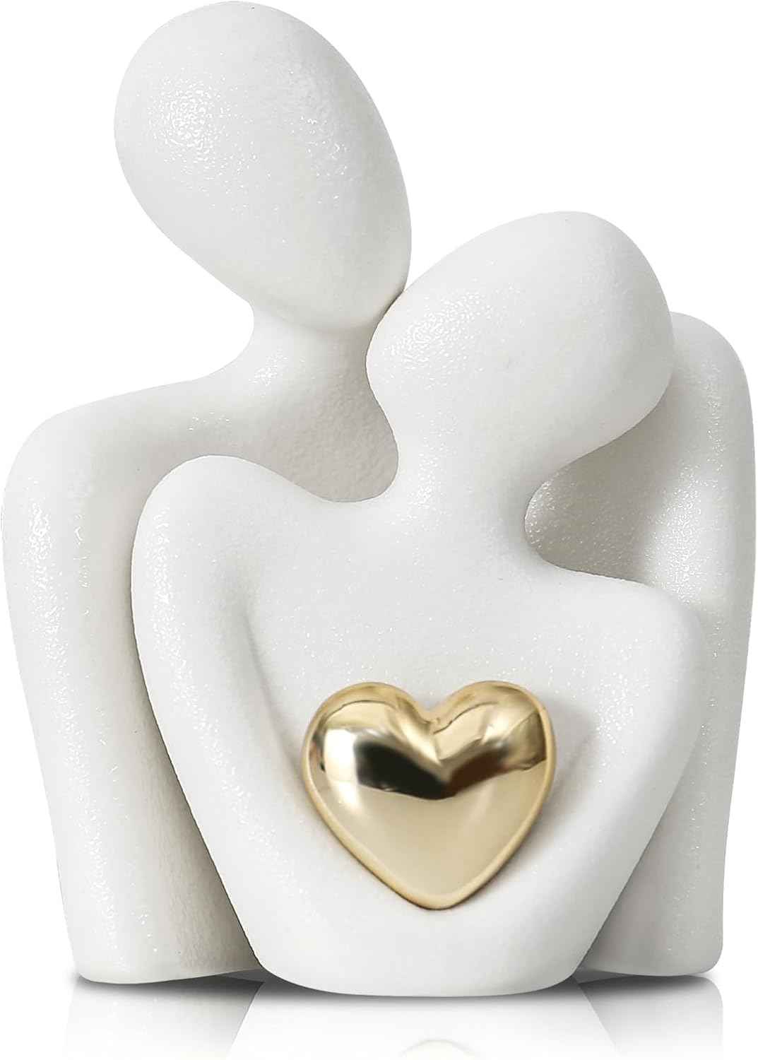 Starfa Mini Couple Statue Tv Stand Decor Items for Living Room,Modern Shelf Decor for Couples,Ceramic Couple Statue,Adornos para Sala Modernos,Nightstand, Knick Knacks for Shelves