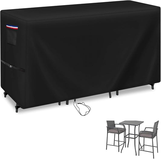 Customized Patio Furniture Covers for Table and Chairs, Personalized Heavy Duty Waterproof Patio Set Cover for Patio Furniture Set/Outdoor Balcony Furniture Sets, Rectangular