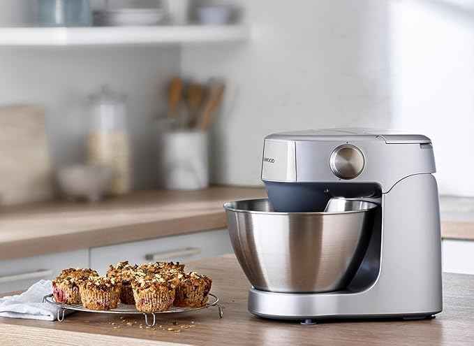 Kenwood Prospero+ KHC29A.O0SI Kitchen Processor, Kitchen Gadgets and Appliances, Stainless Steel Bowl 4.3 L, with K Mixer, Hook and Whisk, Glass Mixer, 3 Disc Food Processor, Citrus Press and Scale