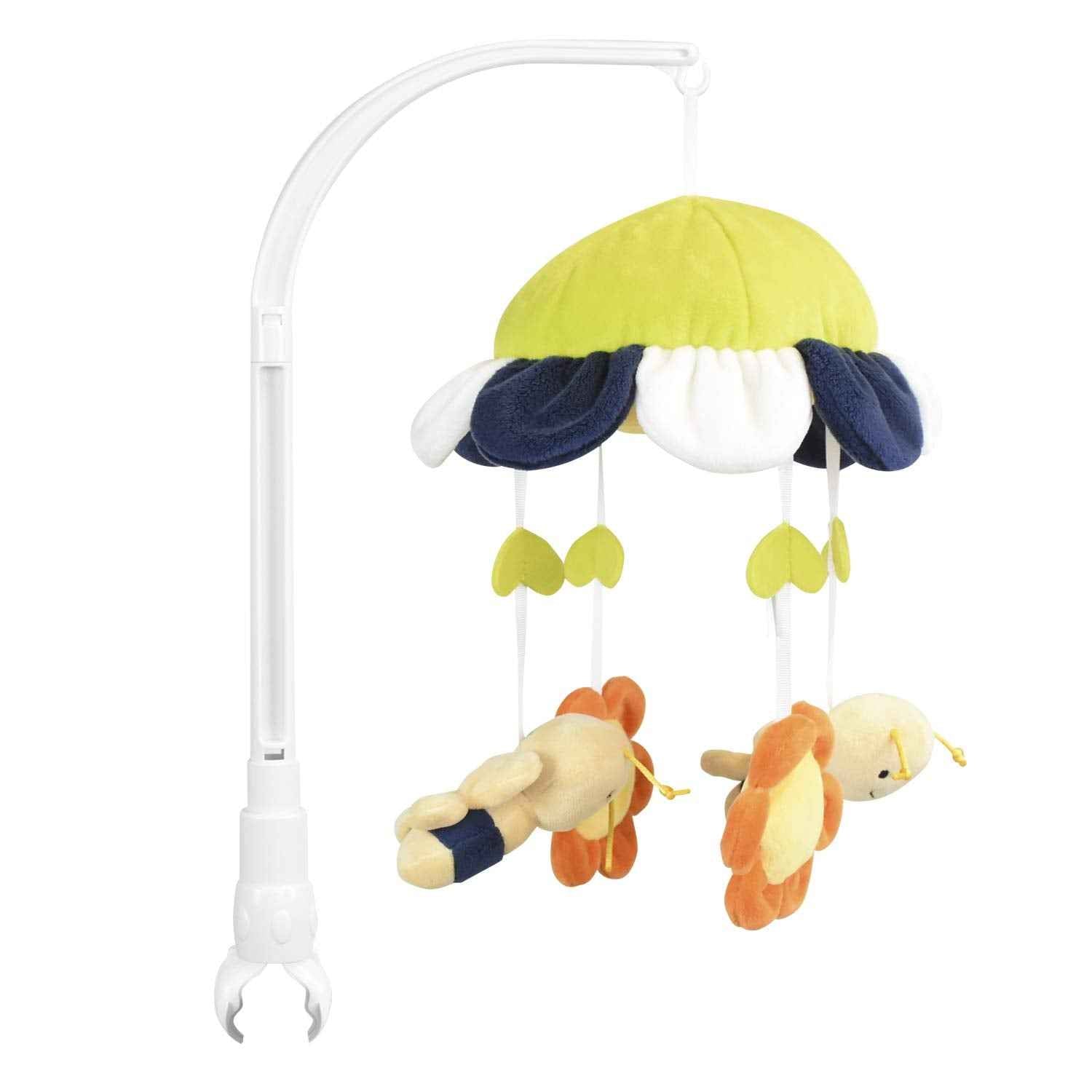 DIY 22 inches Crib Mobile arm Nursery Mobile arm Baby Mobile Hanger,Adjusting the Claw Width of Mobile Hanger,Mobile arm for Crib
