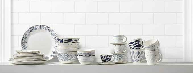 Lenox Blue Bay 4-Piece All Purpose Bowl Set, 3.60 LB