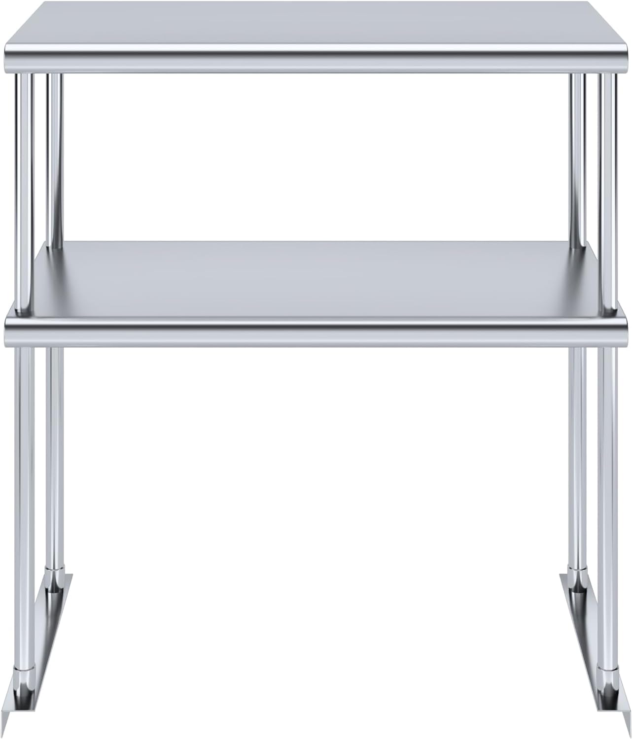AmGood Double OverShelf Stainless Steel NSF - Many (30" Long x 14" Deep) - Lumora Casa