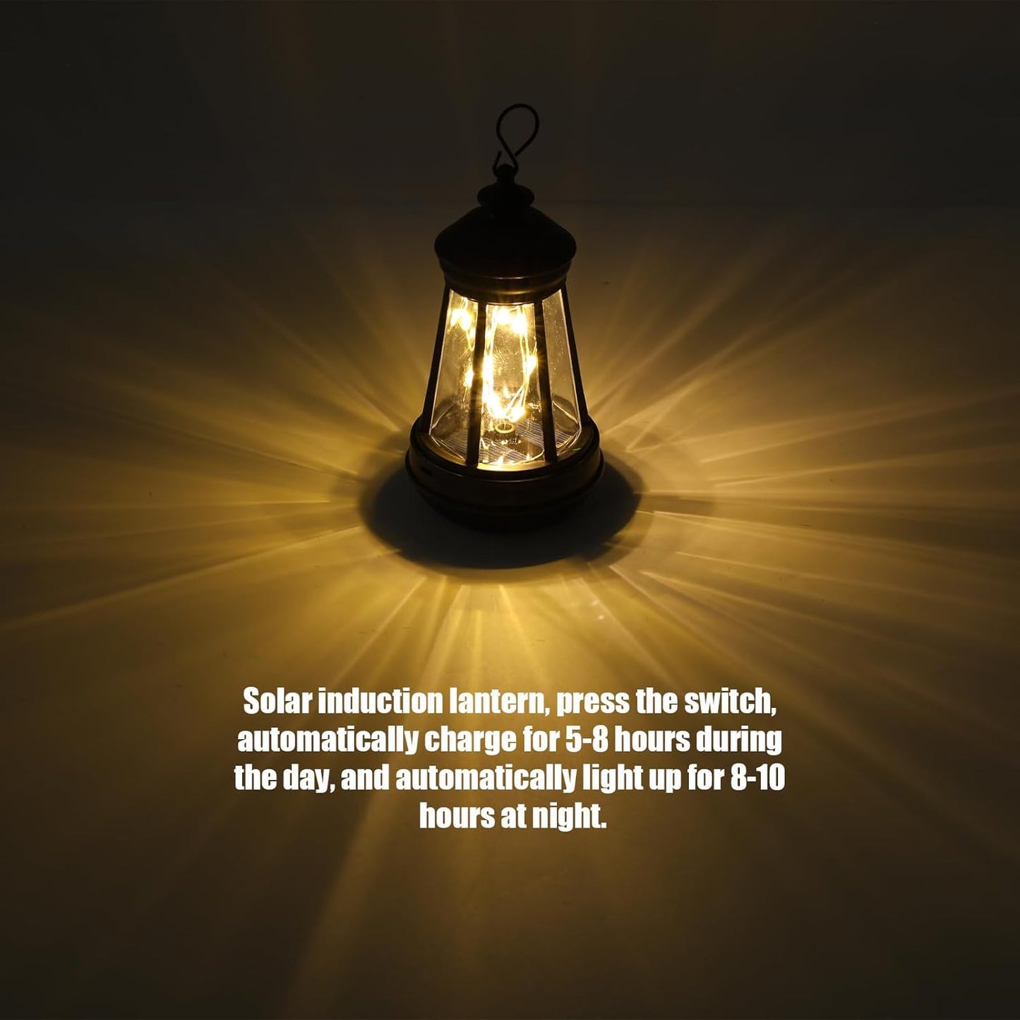 Garden Gnome Statue Solar Light Outdoor Decorations Figurine Welcome Sign with Lantern Sculpture Garden Decor Lawn Patio Yard Porch Outside Housewarming Gifts for Women Mother's Day Grandma