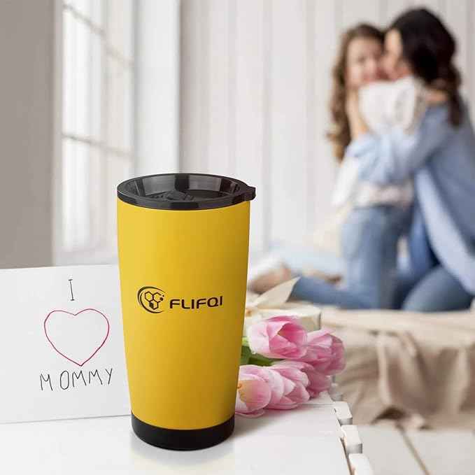 Mothers Day Gifts Tumbler Ideal Gift for Women 20oz Tumbler with Lid & Straw Best Mom Ever Tumbler from Daughter Double Wall Vacuum Insulated Travel Coffee Mug Stainless Steel Thank You Gift for Mom