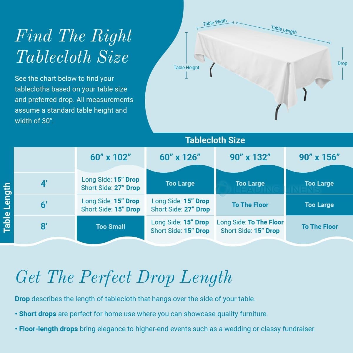 2 Pack 90 x 156 Inch Rectangle Ivory Polyester Tablecloth, Table Cover, Stain and Wrinkle Resistant, Washable for Dining Table, Wedding Reception, Banquet, Party