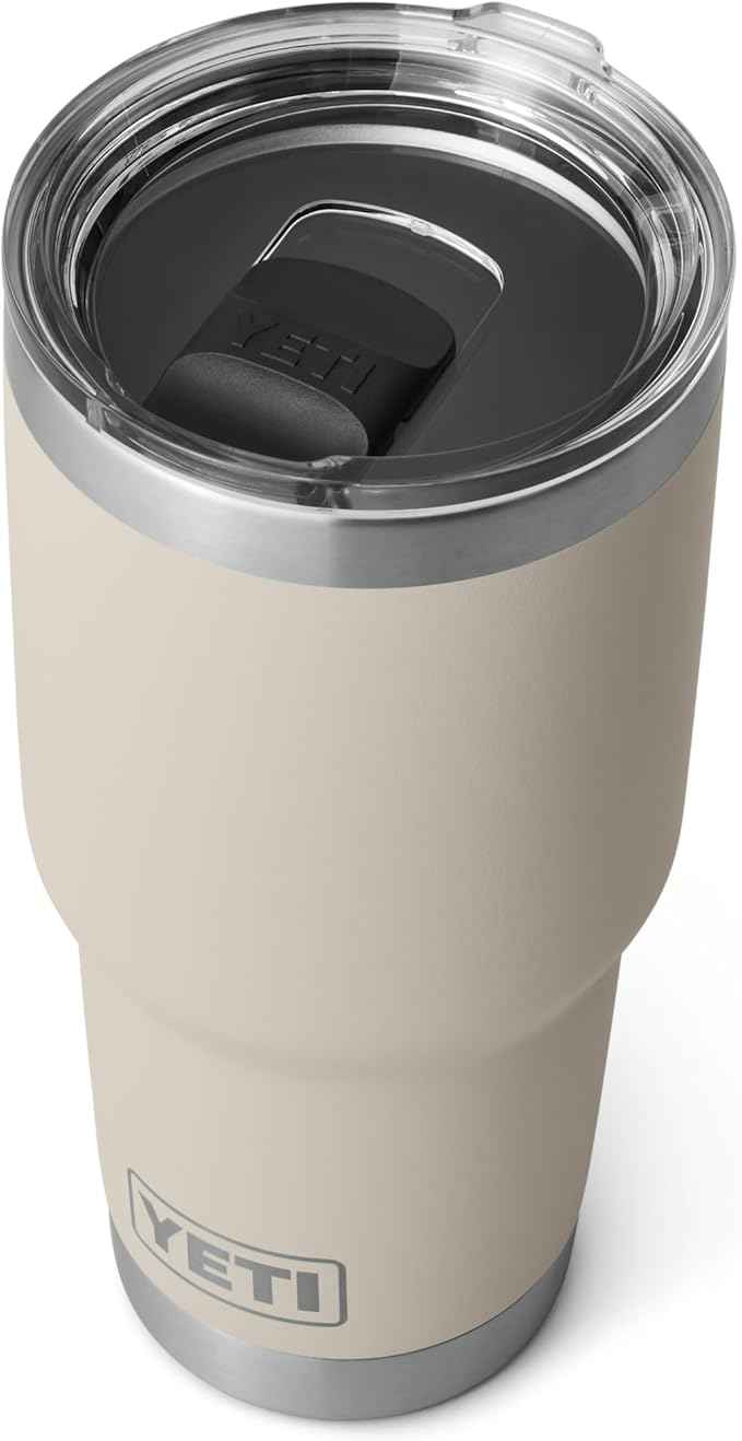 YETI Rambler 30 oz Tumbler, Stainless Steel, Vacuum Insulated with MagSlider Lid, Cape Taupe
