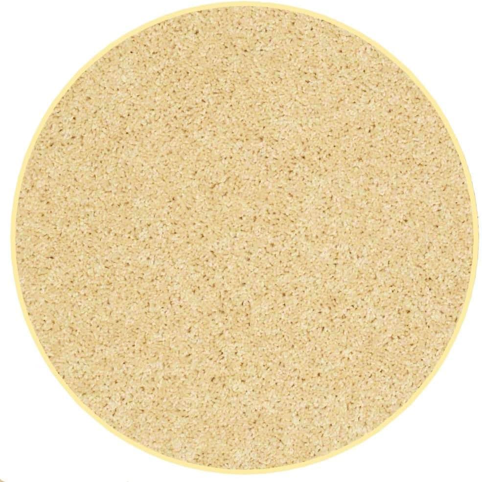 KOECKRITZ Soft and Colorful Kids Classroom Area Rugs (Passes Flammability Pill Test) Many Sizes and Bright Colors to Select from (12' Round, Lemon)