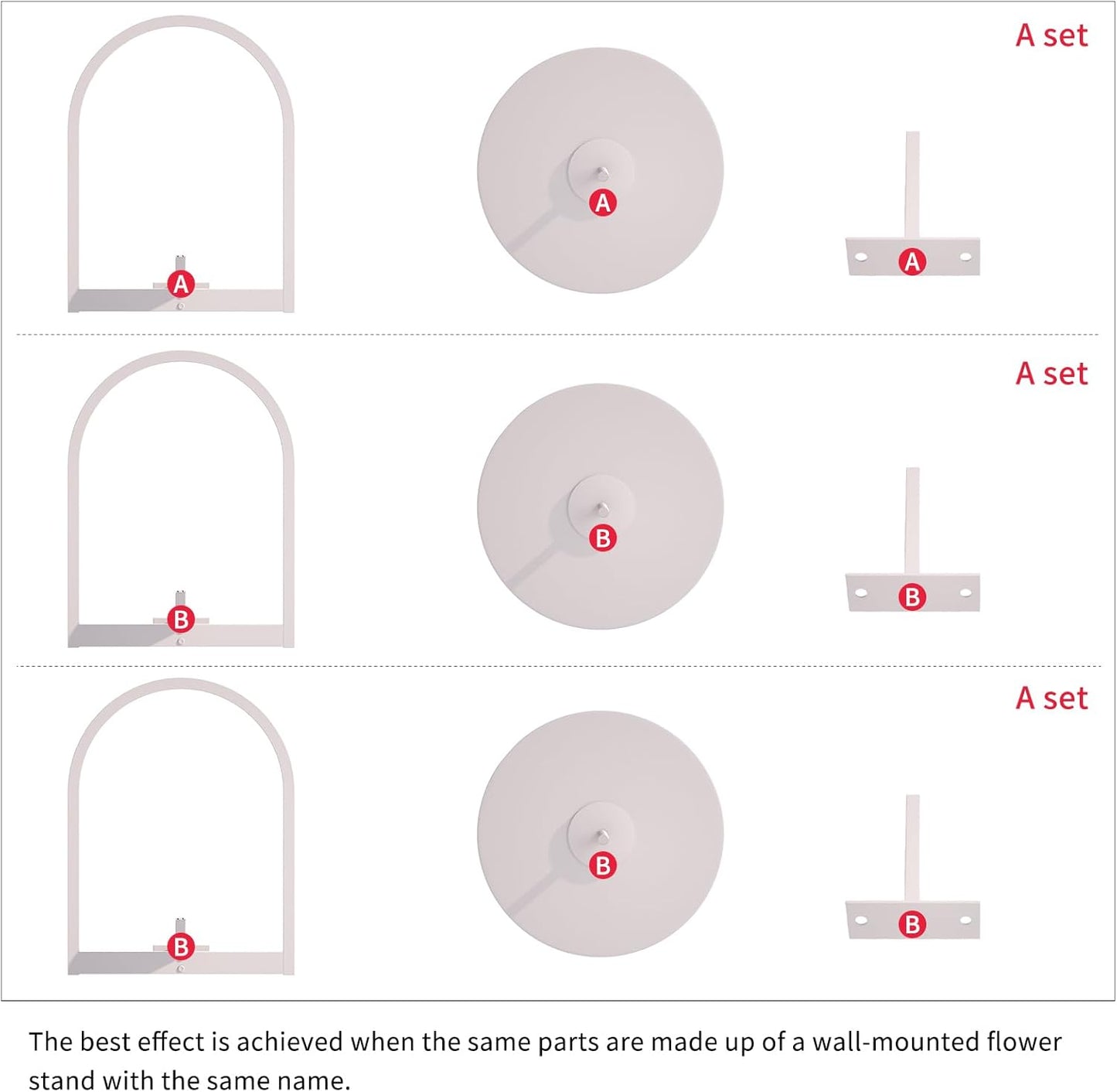 Wall Plant Holder, Wall Planter for Indoor Plants, Window Plant shelves for Multiple Plants Indoor Outdoor, Framed Plant Holder for Home Decor (3 Pack)