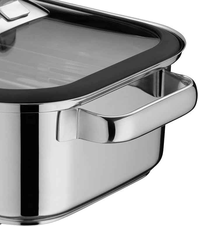 WMF Vitalis Compact Roaster with Silicone Seal, Silver