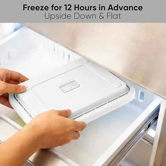 2 Pack Rolled Ice Cream Maker - DIY Instant Cold Plate Set for Homemade Ice Cream Rolls, 304 Stainless Steel Kit with 4 Scrapers & 2 Lids, Large Frozen Yogurt Pans for Family Fun (2PCS WH&GN)