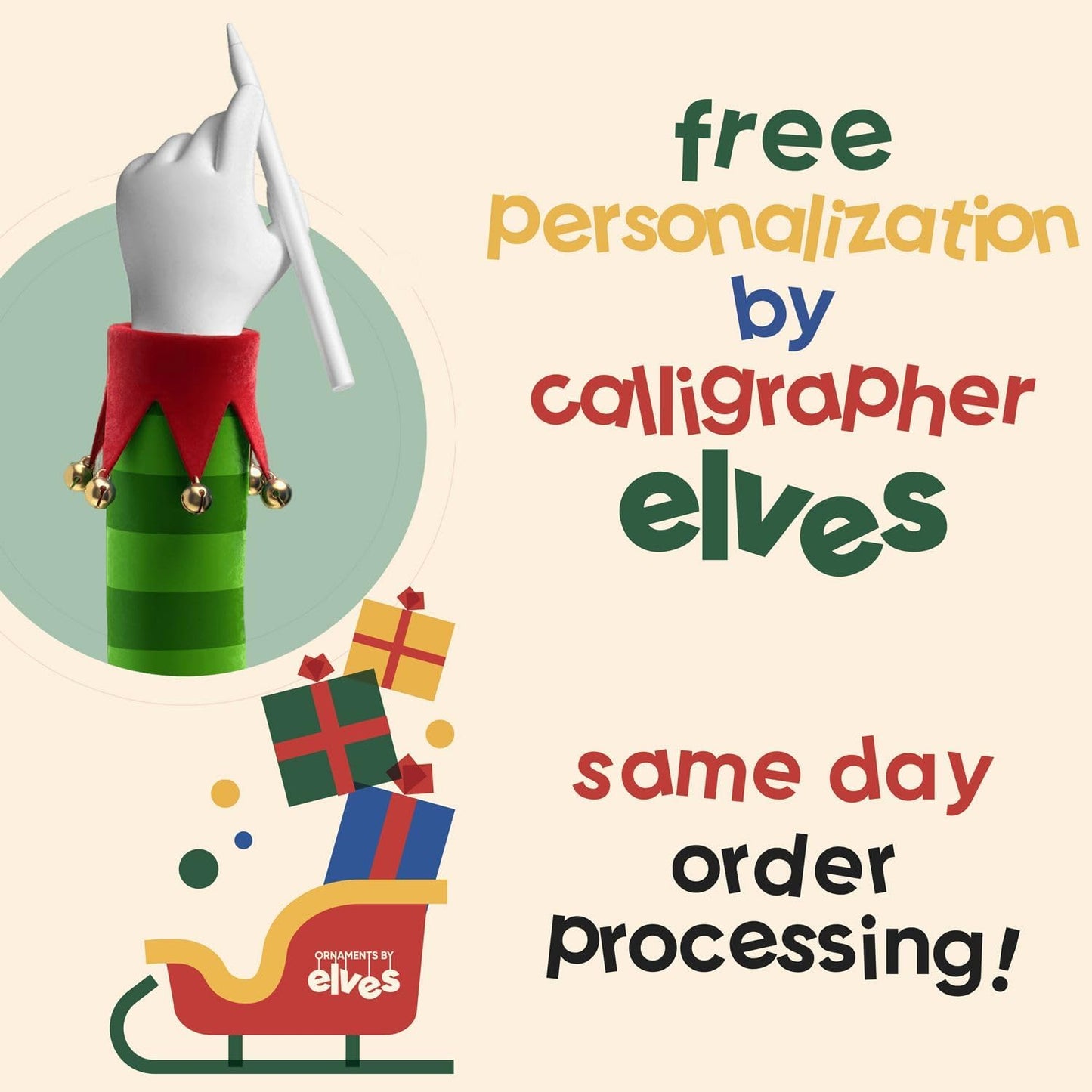 Ornaments by Elves - Personalized Baby Pink Christmas Ball Ornaments 2024 - Customized Hanging Baby Girl Pink Balls Christmas Decorations for Christmas Tree in a Giftable Packaging