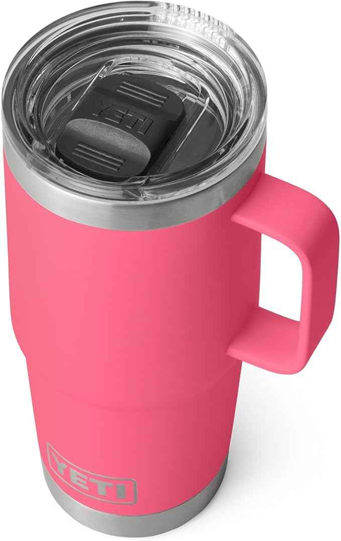 YETI Rambler 20 oz Travel Mug, Stainless Steel, Vacuum Insulated with Stronghold Lid