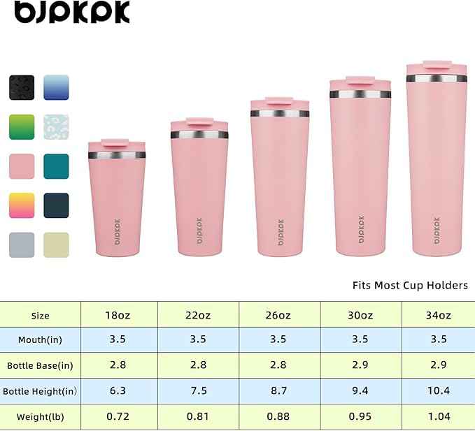 BJPKPK 30oz Tumbler With lid And Straw Stainless Steel Travel Coffee Mug Insulated Tumblers Cups,Light Pink