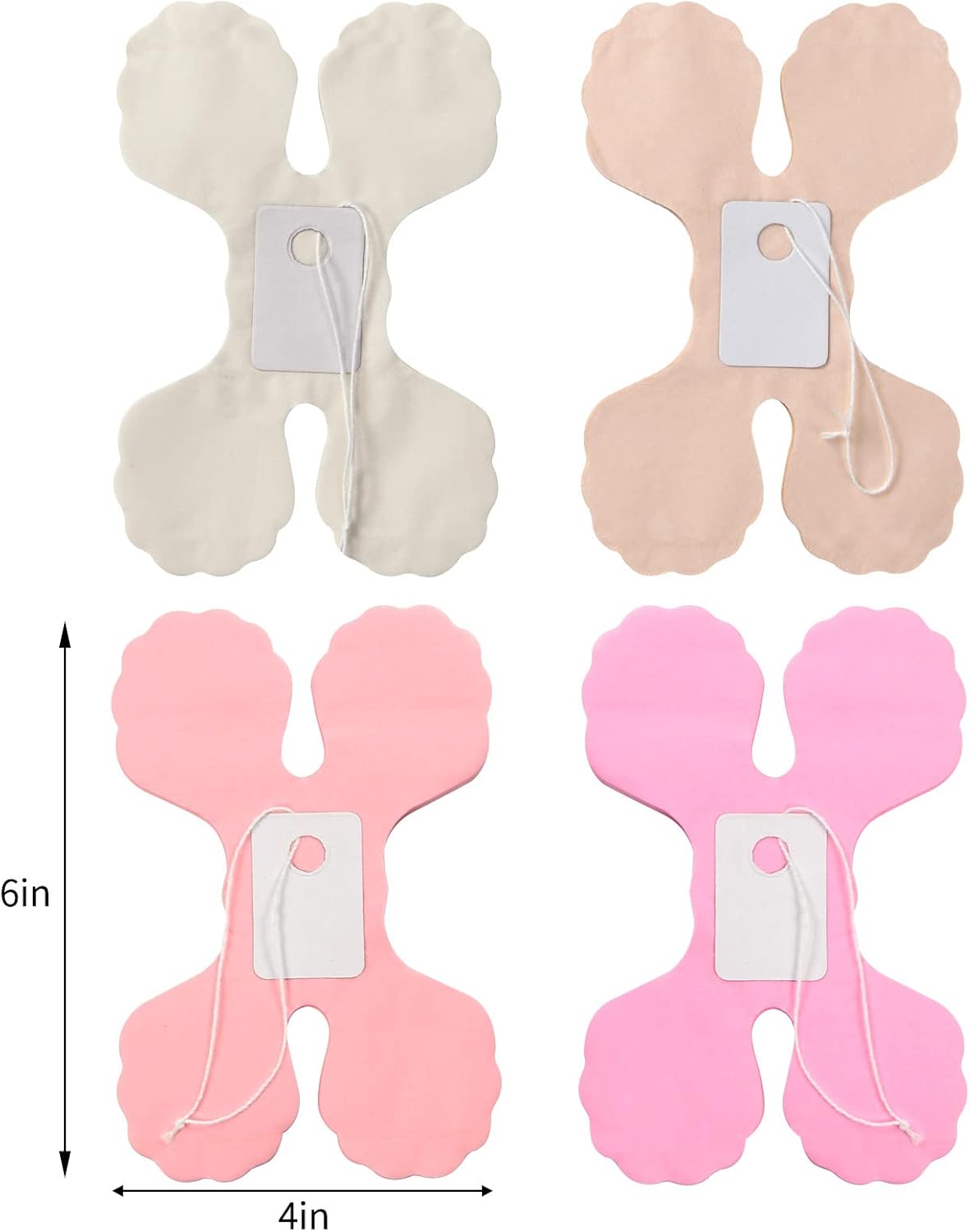 Pink-White Peach Party-Decorations Streamers Garland - 157Ft Four-Leaf Clover Hanging Banner,Wedding Girl Birthday Baby Bridal Shower Engagement Bachelorette Decor Hugtmr