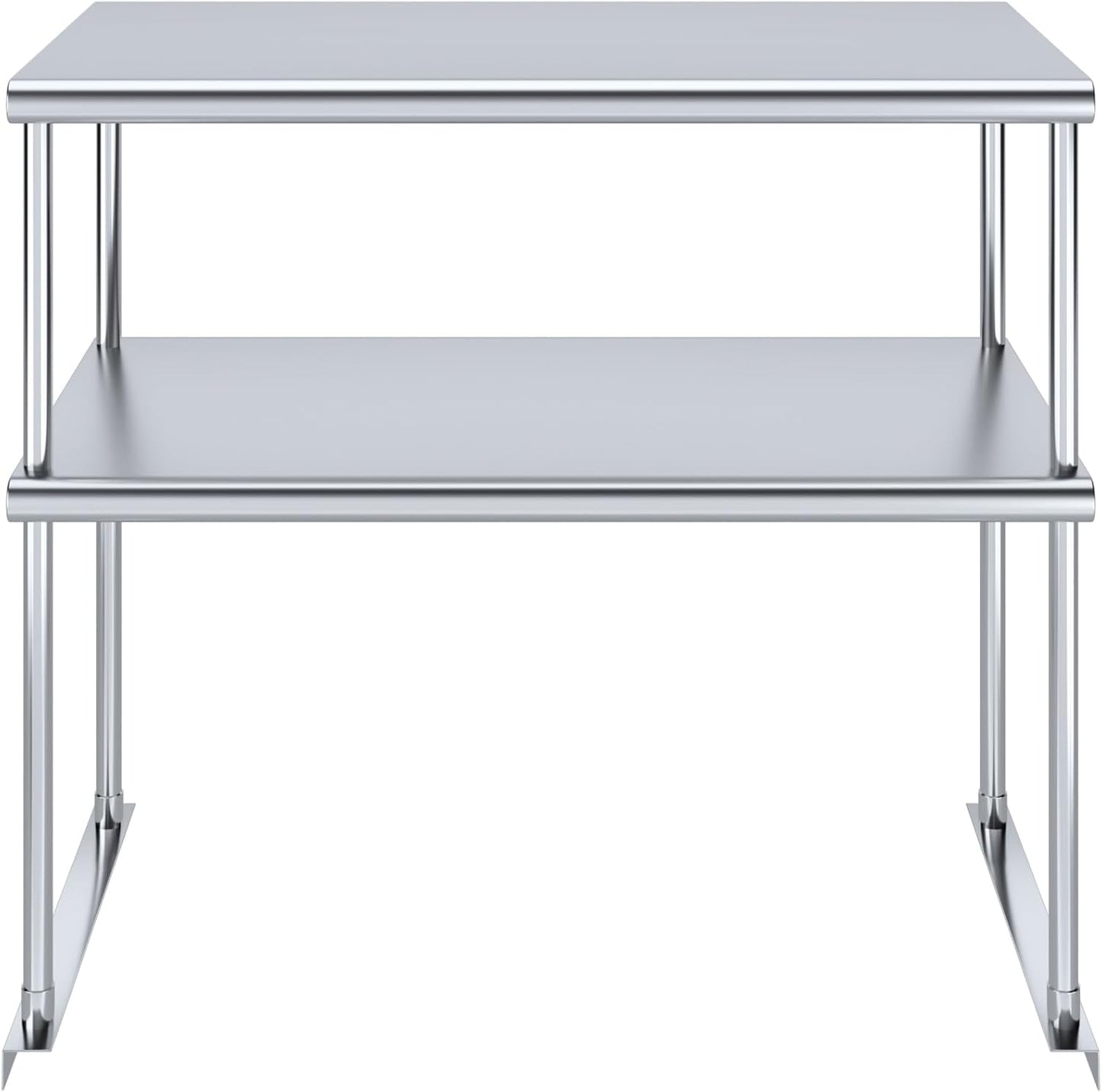 AmGood Double OverShelf Stainless Steel NSF - Many (36" Long x 18" Deep) - Lumora Casa