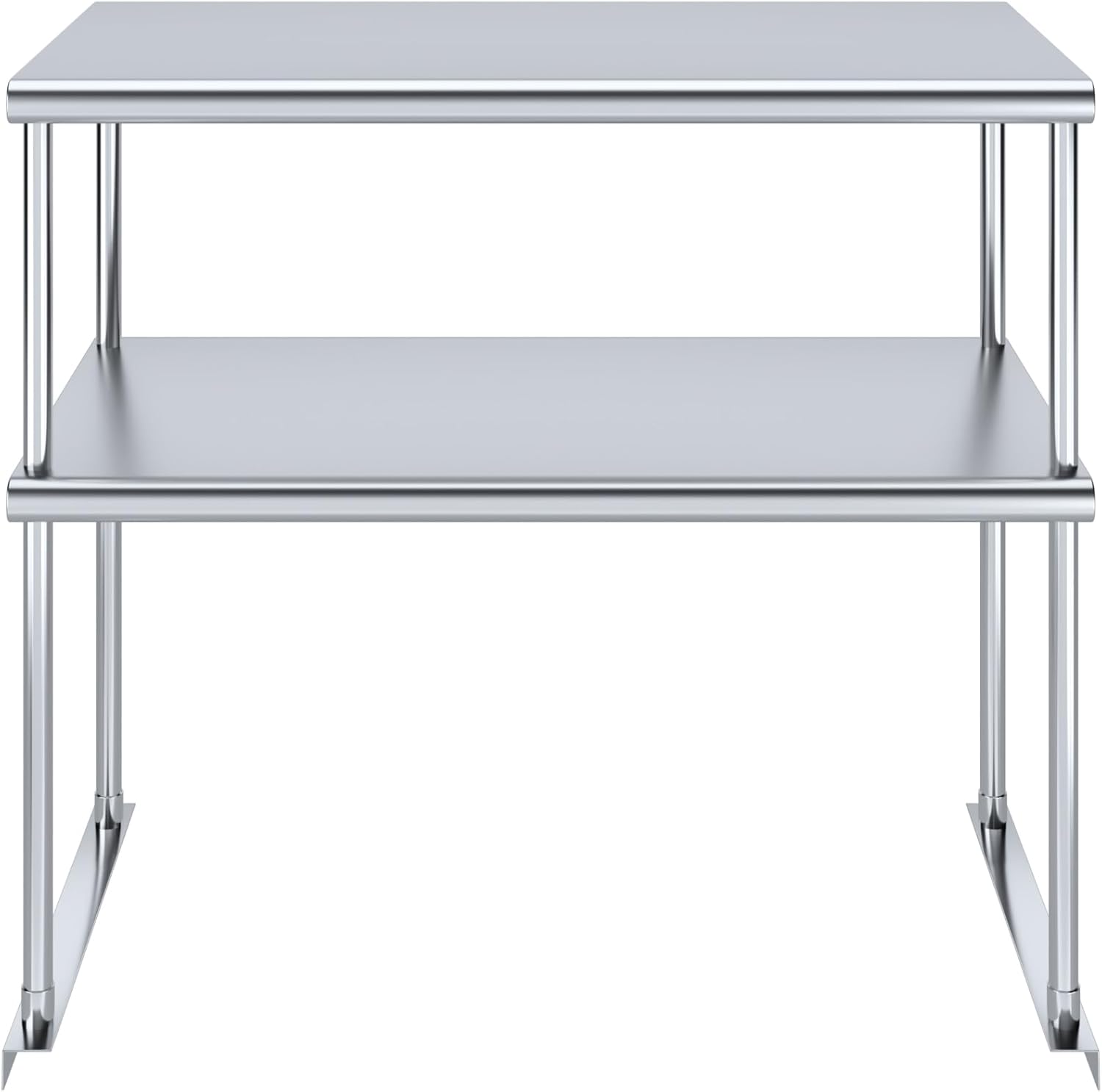 AmGood Double OverShelf Stainless Steel NSF - Many (36" Long x 18" Deep) - Lumora Casa