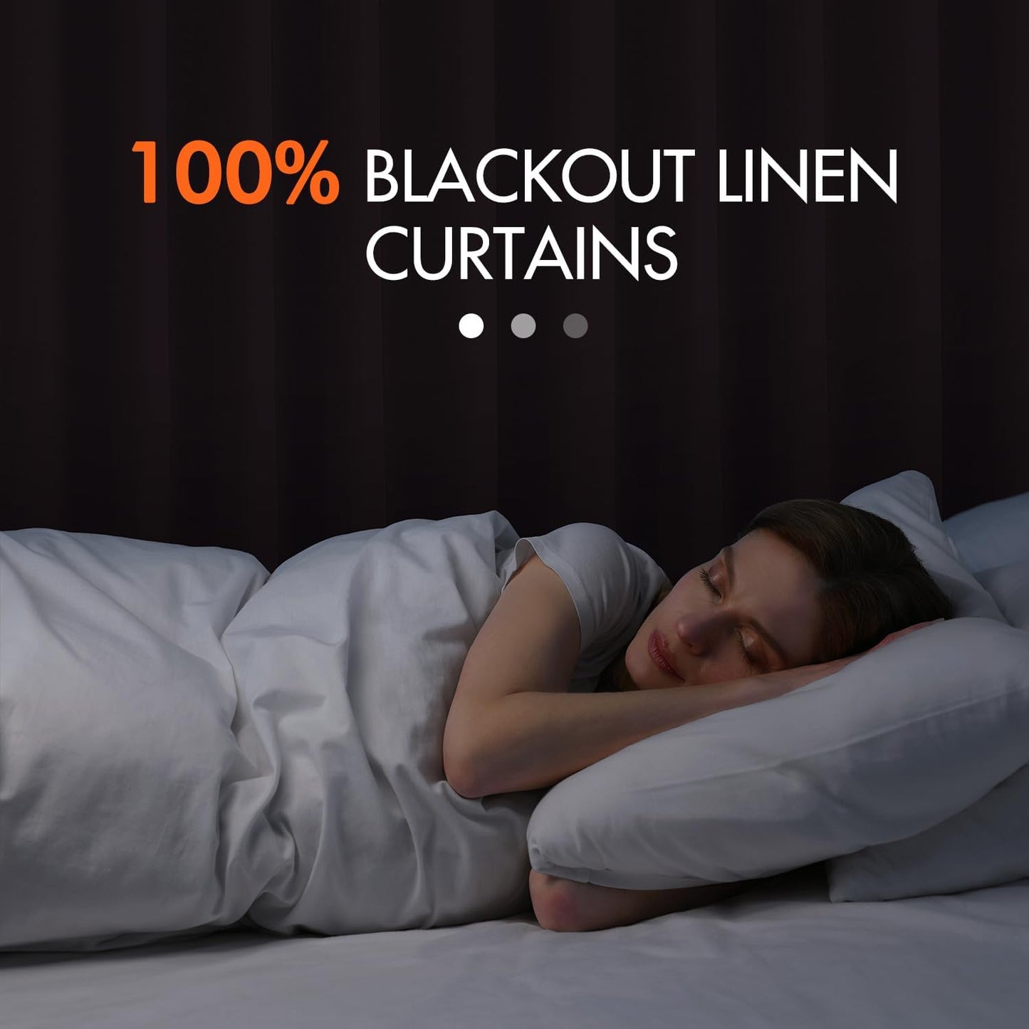 MIULEE 100% Blackout Curtains 102 Inch Long 2 Panels for Bedroom, Thick Luxury Faux Linen Black Out Curtain Room Darkening Back Tab Pleat Window Textured Drapes with Hooks for Living Room, Baby Pink