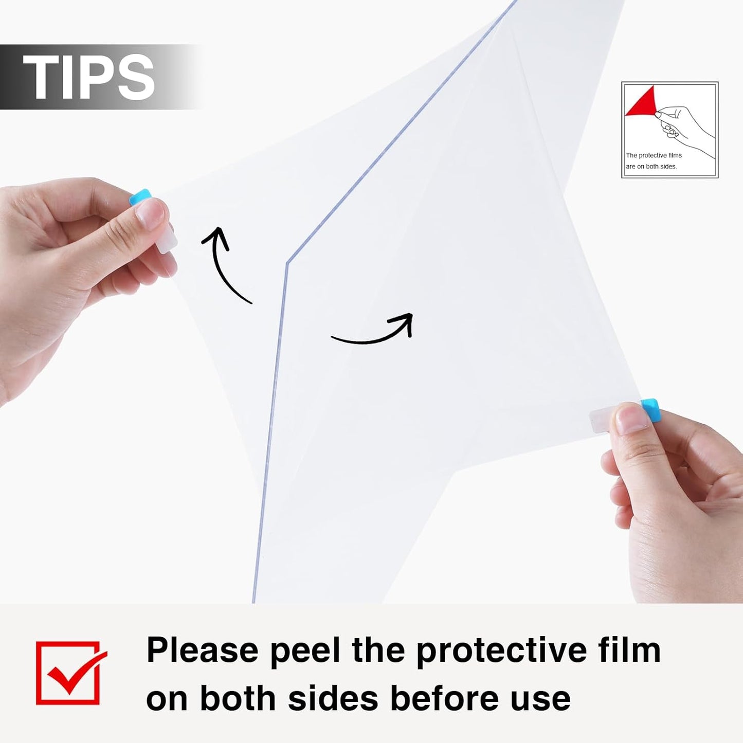 Vittanly 6x8 Picture Frames Set of 9, Shatter Resistant Plexiglass, Display 4x6 Pictures with Mat or 6x8 without Mat, Photo Frames for Wall or Tabletop, Engineered Wood, Black