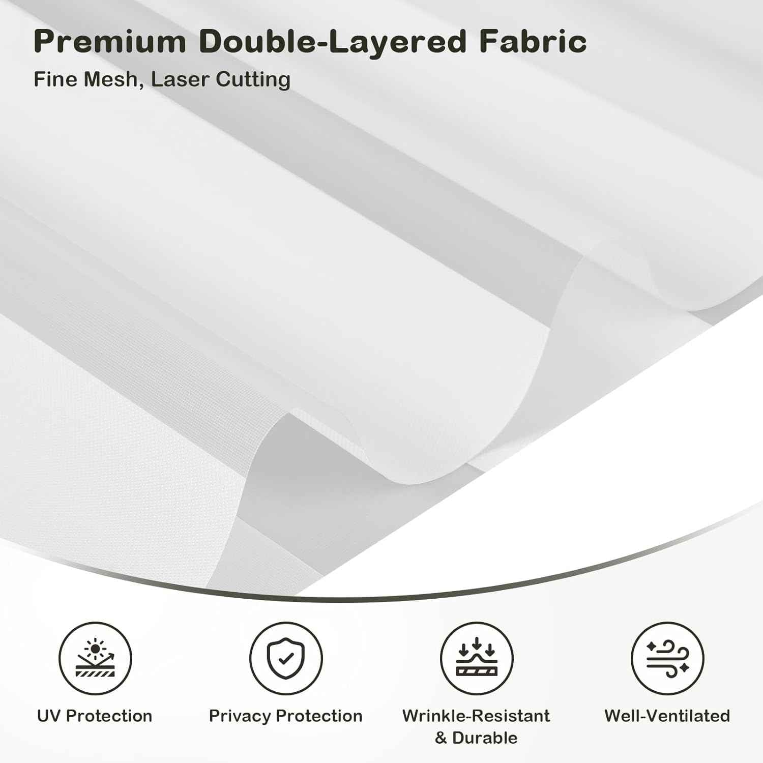 Cordless Zebra Blinds for Windows,Free-Stop Roller Zebra Shades,Light Filtering Blinds for Indoor windows with Upgraded Cassette,Pull Down Privacy Window Shades for Home (35" W x 72" H, White)