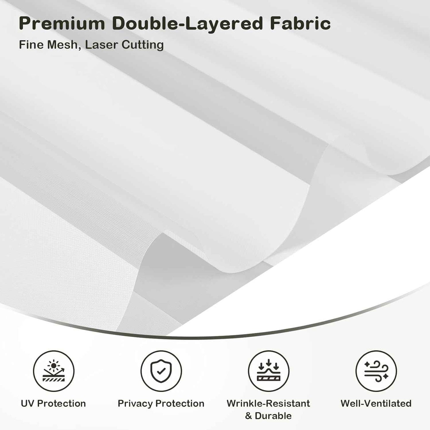 Cordless Zebra Blinds for Windows,Free-Stop Roller Zebra Shades,Light Filtering Blinds for Indoor windows with Upgraded Cassette,Pull Down Privacy Window Shades for Home (34" W x 72" H, White)