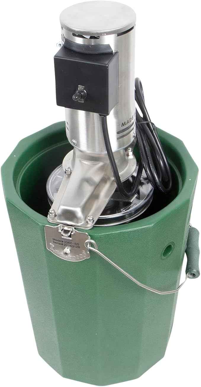 6 qt. PREMIUM Electric Ice Cream Maker - Stainless Steel - Leakproof Tub