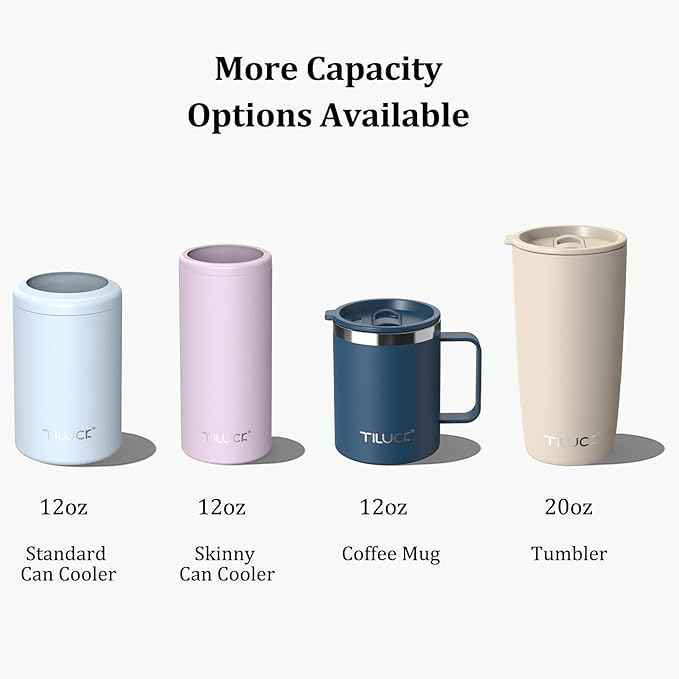 TILUCK 20 oz Insulated Tumbler with BPA-Free Lid, Stainless Steel Vacuum Travel Coffee Mug, Double Wall Coffee Tumbler（20oz，Matte LightBlue）