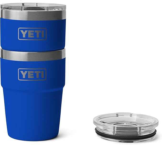 YETI Rambler 16 oz Stackable Tumbler, Vacuum Insulated, Stainless Steel with MagSlider Lid | Stackable, Vacuum Insulated, MagSlider Lid, Stackable, Vacuum Insulated, MagSlider Lid