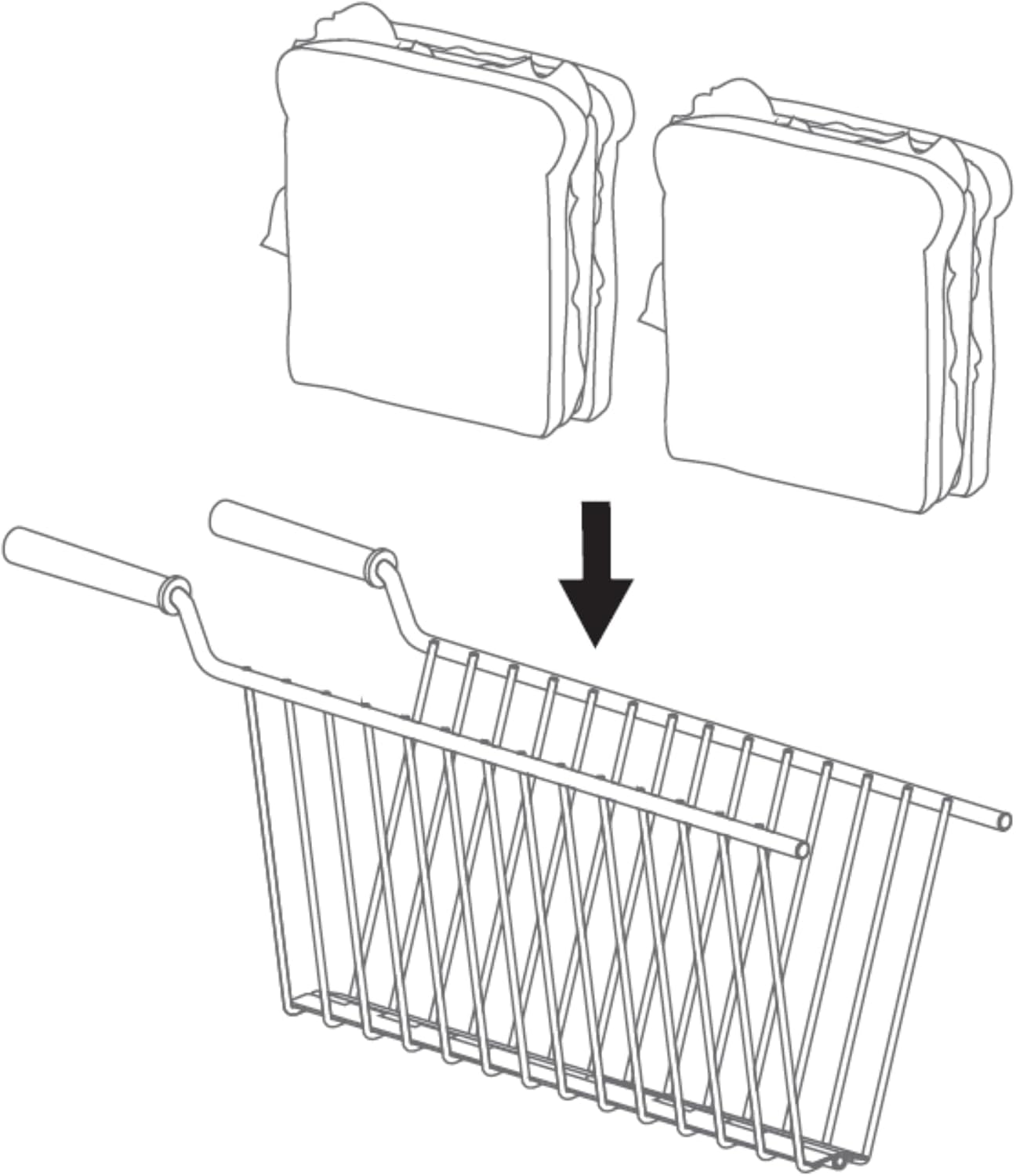 ZWILLING Enfinigy Toaster Sandwich Rack - Long - White