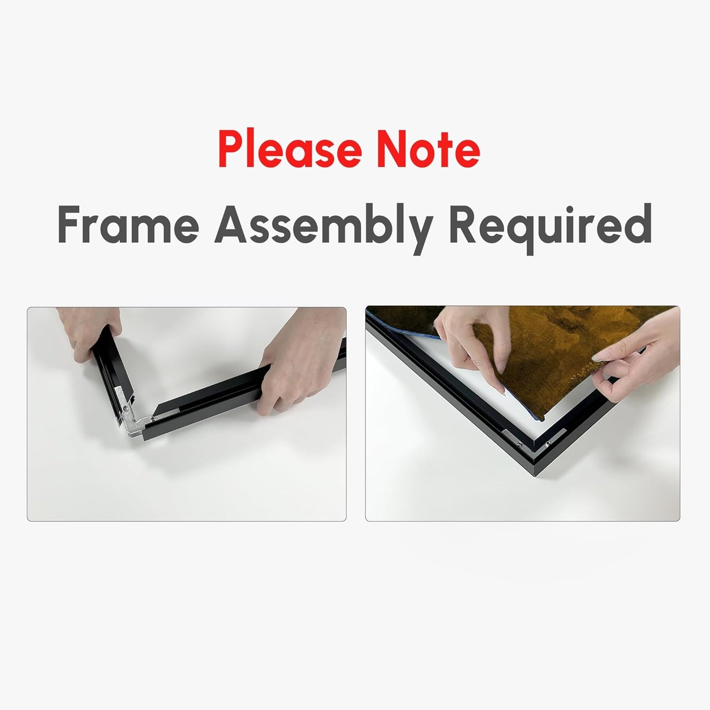 SIGNWIN 60"x72" Extra Large Framed Wall Art Muted Forest Path Soft Misty Woodland Scene Illustration for Home Living Room Bedroom Decor (Frame Assembly Required)