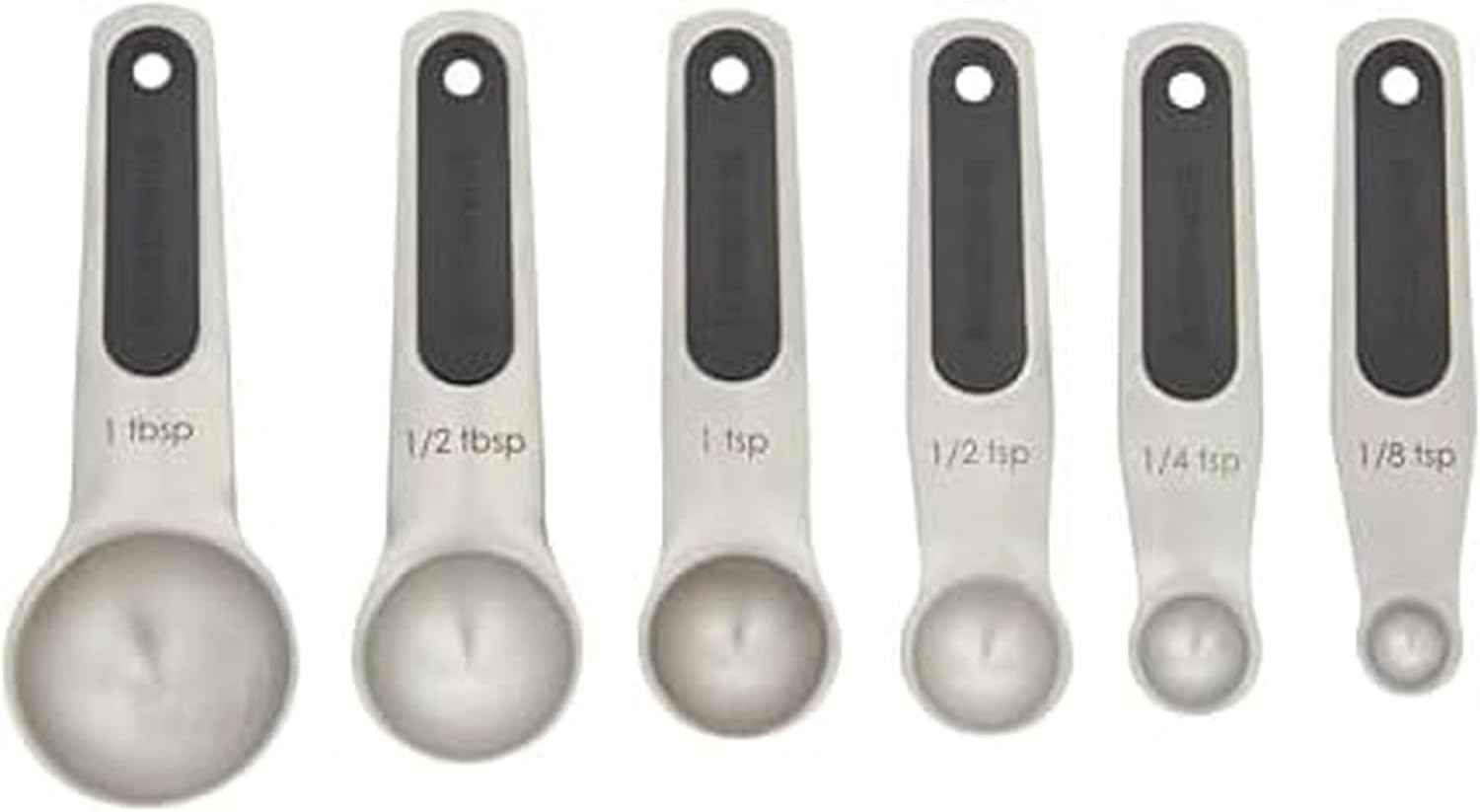 Farberware Professional Stainless SteelMeasuring Spoons Precision and Ease in Every Scoop, Features Magnetic Handles for Easy Storage, Dishwasher Safe