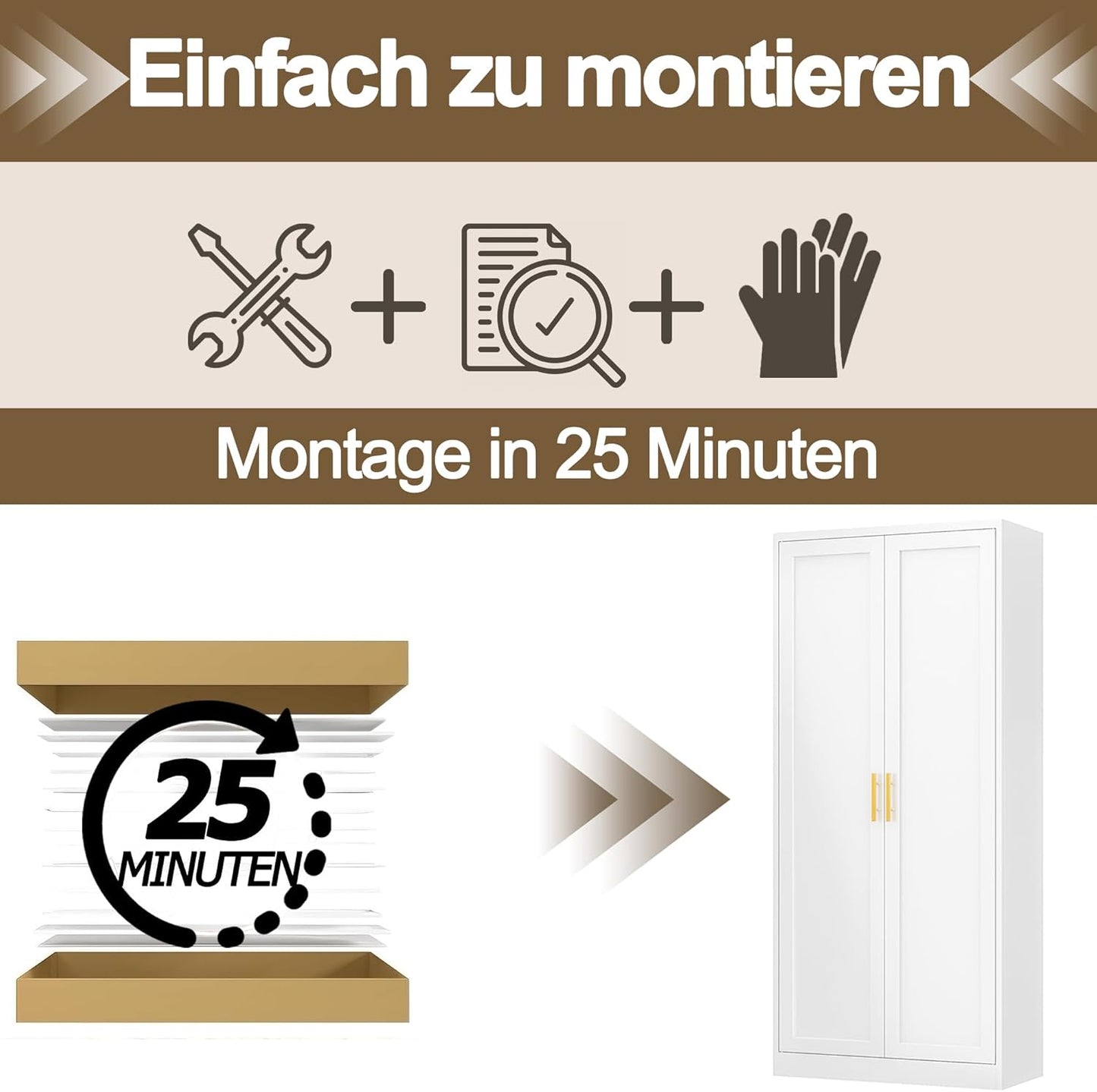 71" Tall Kitchen Pantry Cabinet, White Metal Kitchen Pantry Storage Cabinet with Doors and 4 Adjustable Shelves, Freestanding Pantry Cupboard for Living, Dining Room, Kitchen