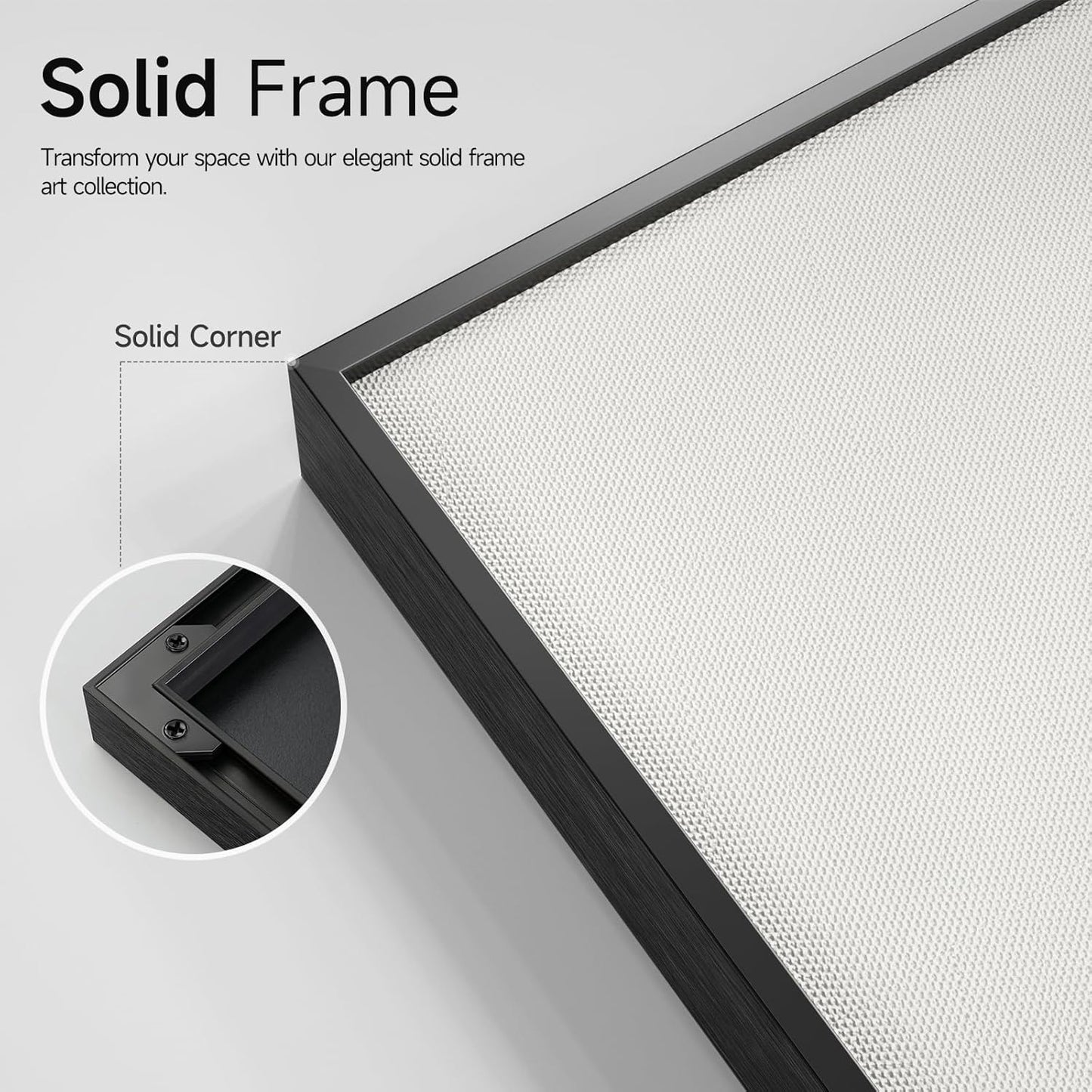 Framed Navy Blue Modern Abstract Wall Art, Canvas Paintings Artwork for Walls, Minimalist Blue Art Prints Pictures for Living Room, Hallway, Bedroom, Office, Bathroom Wall Decor -24x24 Inch