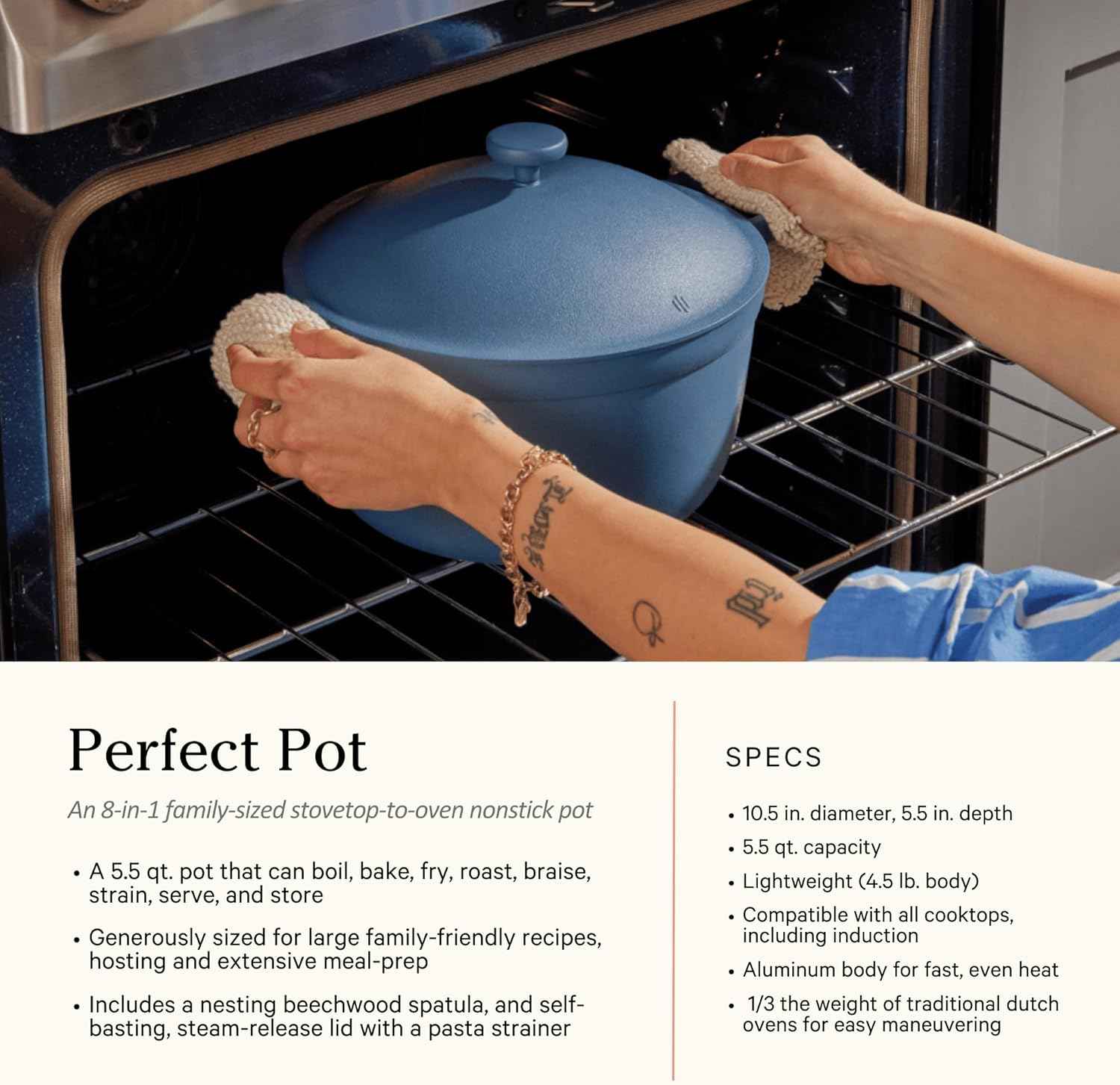 Our Place Ultimate Cookware Set - Complete 18-Piece Set Including the Always Pan, Perfect Pot, and Bakeware Set | Multifunctional, Toxin-Free Nonstick | Replaces 44 Pieces | Spice