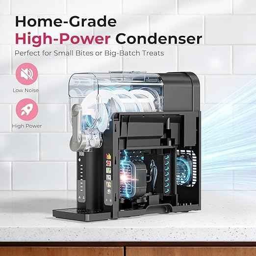 Slushie Machine for Home, No Ice Needed Frozen Drink Maker with Auto-Clean, LED Display, Perfect for Margaritas, Frappés, Milkshakes and More, Family Gatherings & Home Bar, Grey, 1 Pack+6 Modes