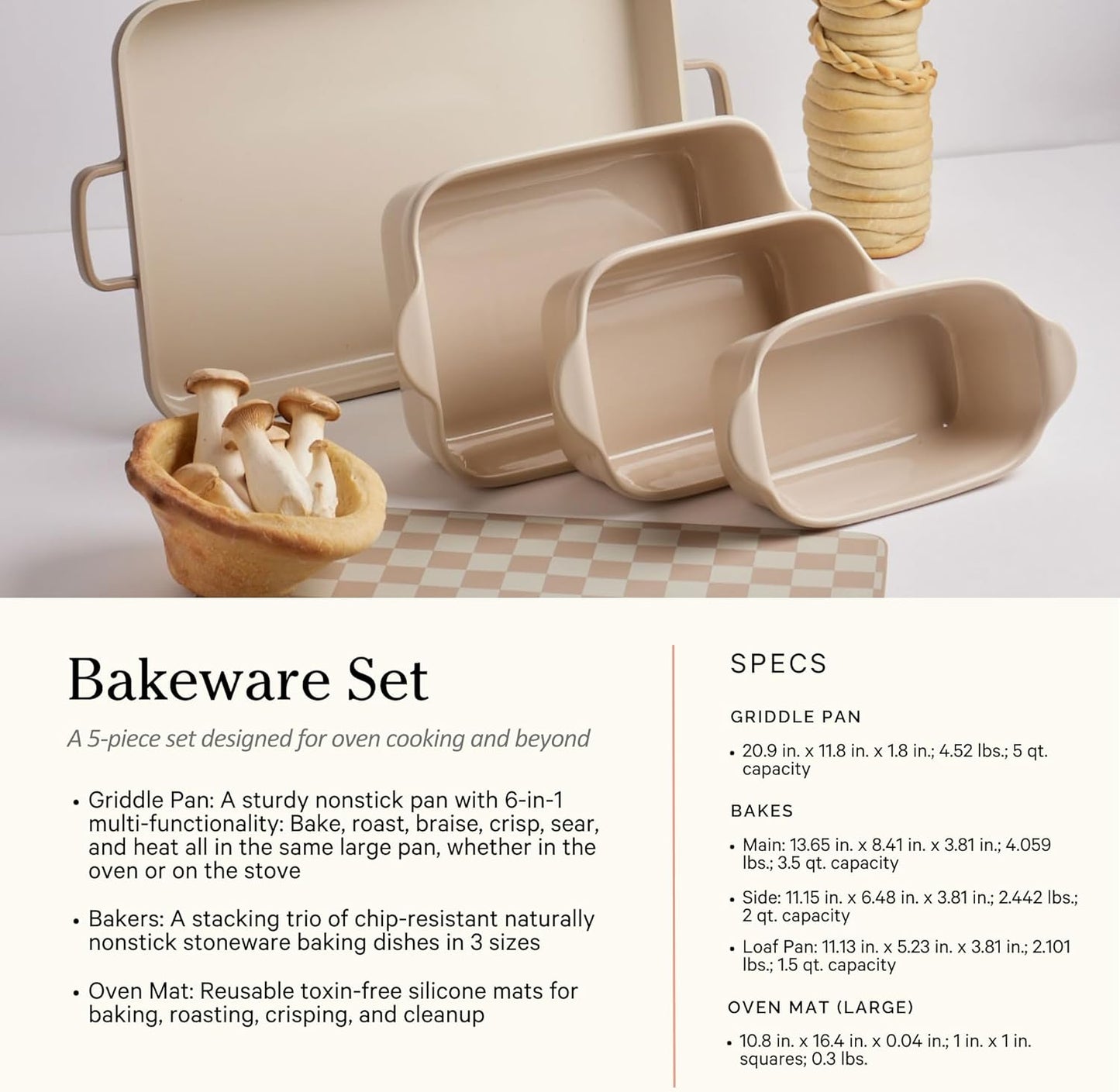 Our Place Ultimate Cookware Set - Complete 18-Piece Set Including the Always Pan, Perfect Pot, and Bakeware Set | Multifunctional, Toxin-Free Nonstick | Replaces 44 Pieces | Spice