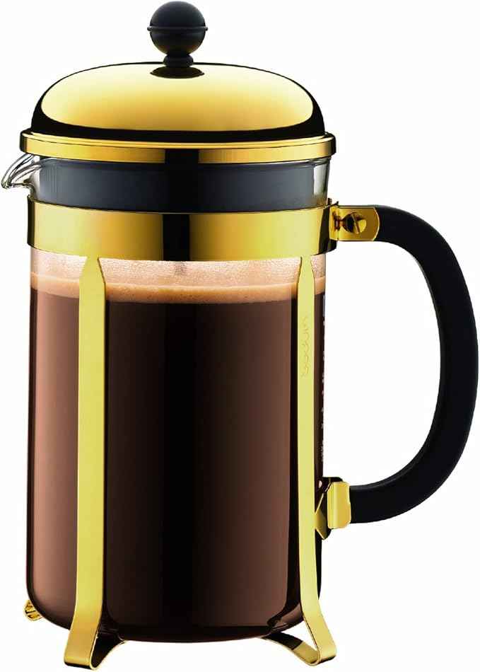 BODUM 1932-17 Chambord Coffee Maker, 12 Cup, 1.5 Litre, Gold