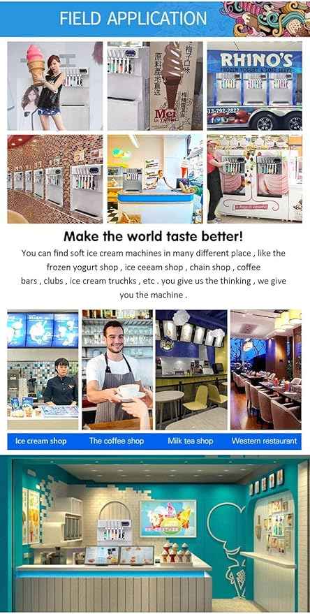Kolice Commercial Countertop 5 flavors softy ice cream maker, 3+2 mixed flavors soft serve ice cream machine, frozen yogurt ice cream maker-ETL certified, upper tanks refrigerated | 110V 2300W