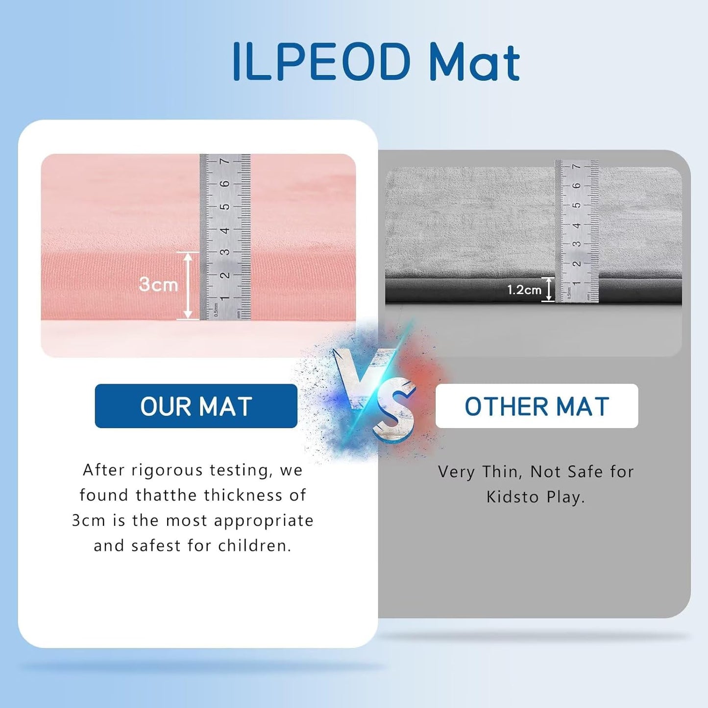 Baby Play Mat for Floor Tummy Time Mat Nursery Rug Muscle Mat Area Rug Playroom Rug Tatami Mat 4'11x3'28" Memory Foam 1.3" Thick Crawling Mat for Babies,Toddlers, Infants, Kids,Floor Mat(Pink)