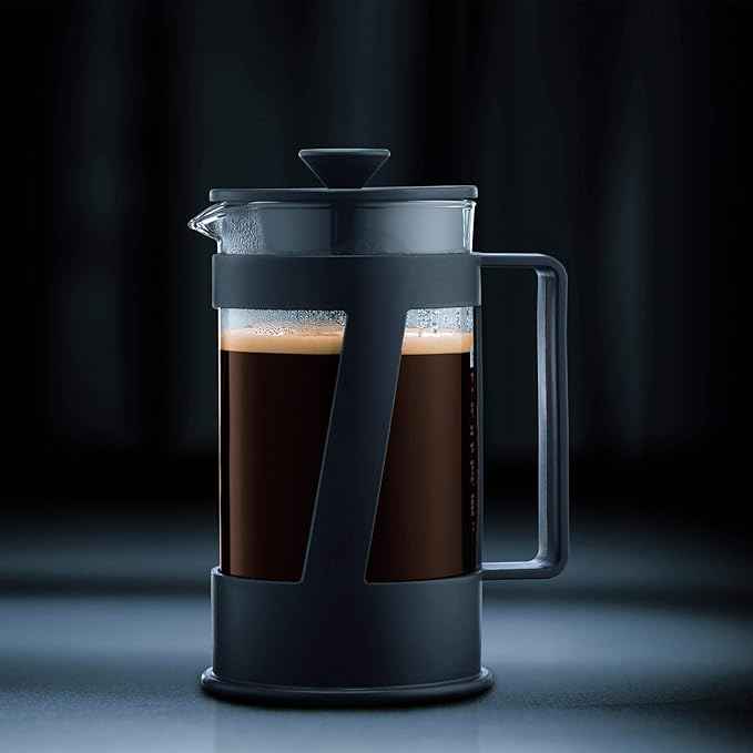 Bodum Crema 4-Cup French Press Coffee Maker, 17-Ounce