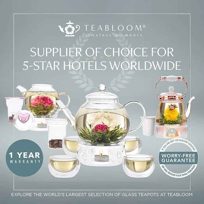 Teabloom - The ORIGINAL All-Brew Travel Tumbler & Thermos | OPRAH’s Favorite | 16oz/480ml Insulated Water Bottle/Tea Flask/Cold Brew Coffee Mug