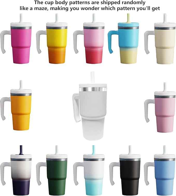 20-OZ Insulated Water Bottle,Insulated Stainless Steel Tumbler,Reusable Cold Drink Thermos,BPA-Free, Double-Wall Stainless Steel Water Bottle (Body Color-Blind Box, 20, Fluid Ounces)